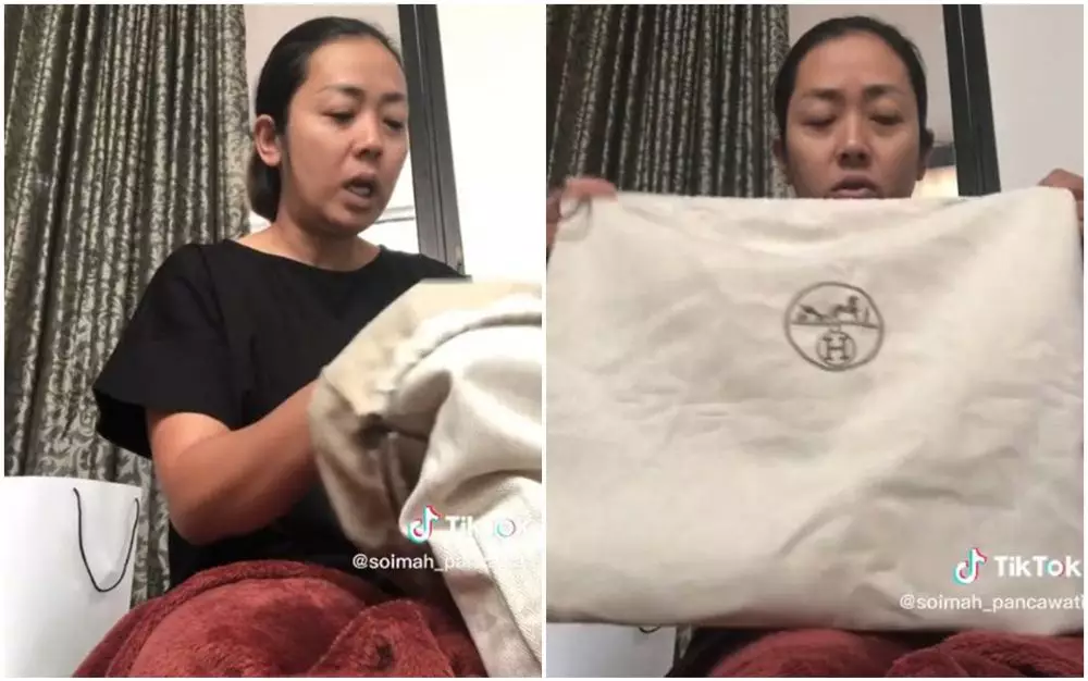 soimah unboxing hadiah dari igun © TikTok