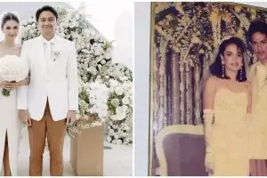 Tampil anggun dan menawan di hari bahagianya, 6 seleb ini menikah pakai gaun warisan ibu