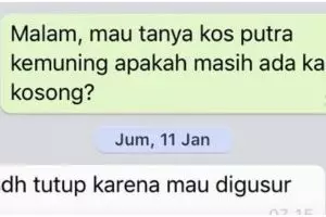 Banyak drama, 11 chat lucu cari kos-kosan ini bikin ngelus dada