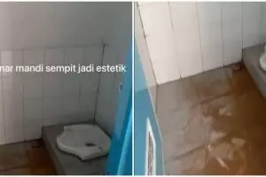 Kamar mandi dimakeover jadi makin estetik ini hasilnya makin ribet pakainya, ini potret absurdnya
