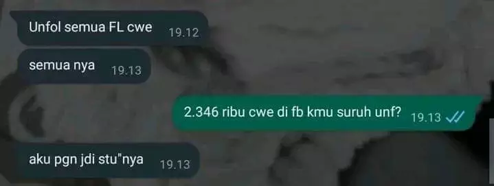 chat lucu cewek posesif © berbagai sumber