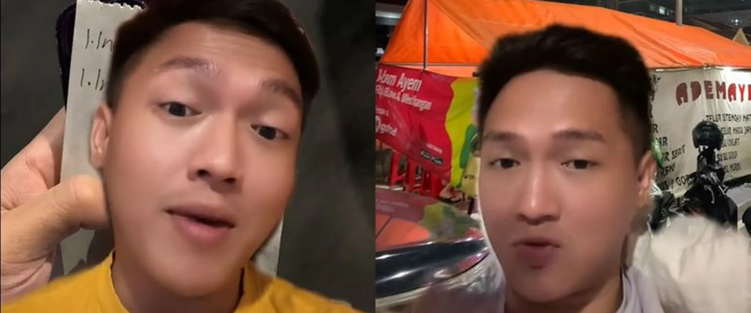 Pria ini bagikan momen makan mi instan di warmindo pinggir jalan, harganya bikin melotot