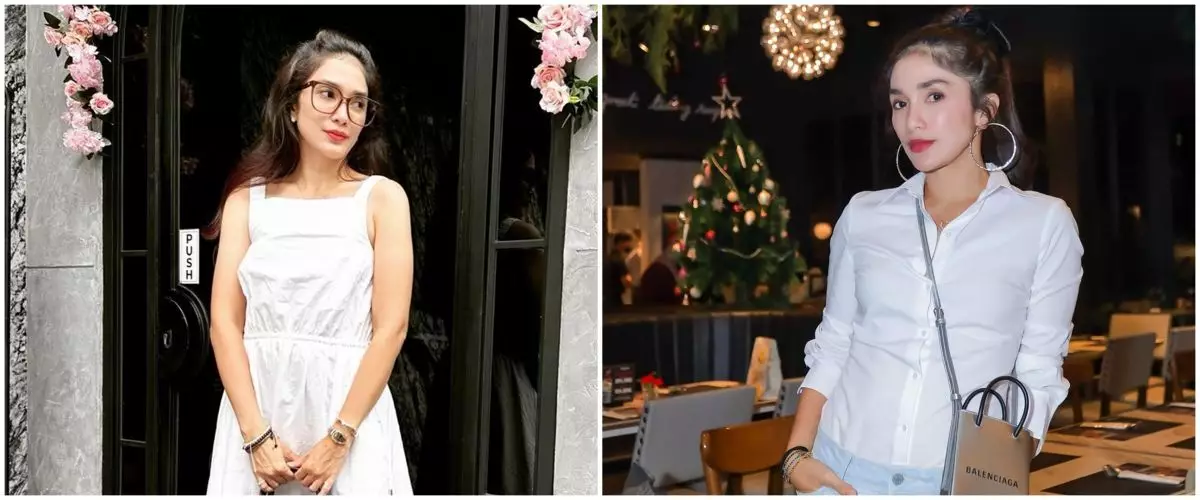 9 Gaya Ussy Sulistiawaty hadir ke kondangan sahabat, model bajunya dinilai tak pantas