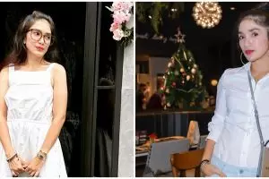 9 Gaya Ussy Sulistiawaty hadir ke kondangan sahabat, model bajunya dinilai tak pantas