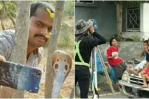 Sering terjadi, 11 momen lucu orang lagi foto ini bikin senyum jahil