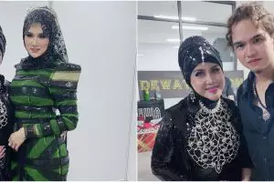 Jadi tamu kejutan di konser Dewa 19, Elvy Sukaesih duet bareng Mulan dan cium pipi Ahmad Dhani
