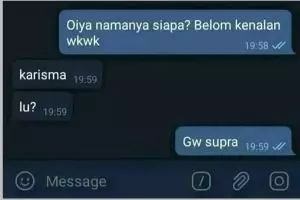 Salah tingkah, 11 chat lucu balasan nggak nyambung ini bikin yang baca garuk kepala