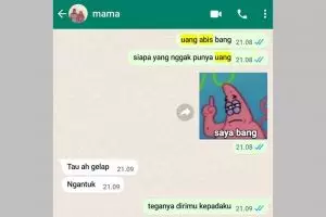 11 Balasan chat nyeleneh orang tua pas anaknya minta uang ini bikin cekikikan, kocak abis