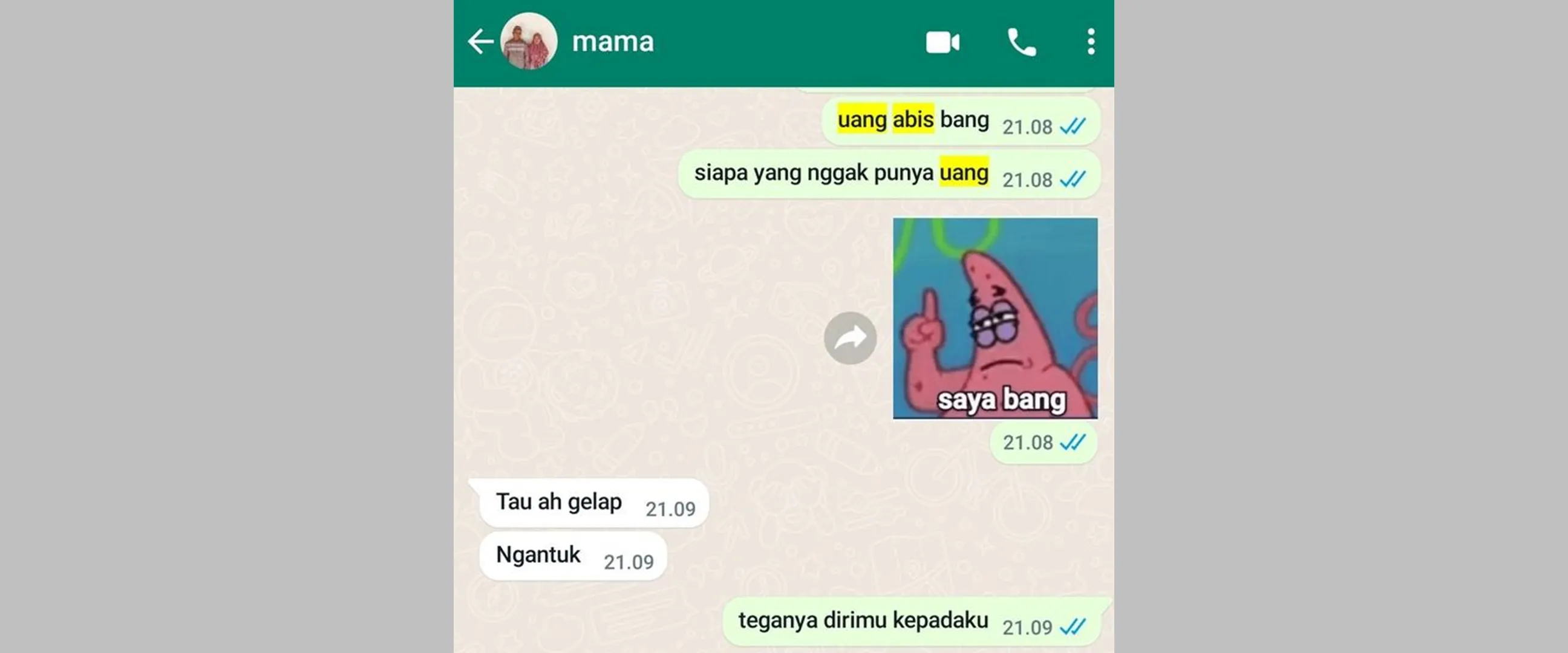 11 Balasan chat nyeleneh orang tua pas anaknya minta uang ini bikin cekikikan, kocak abis