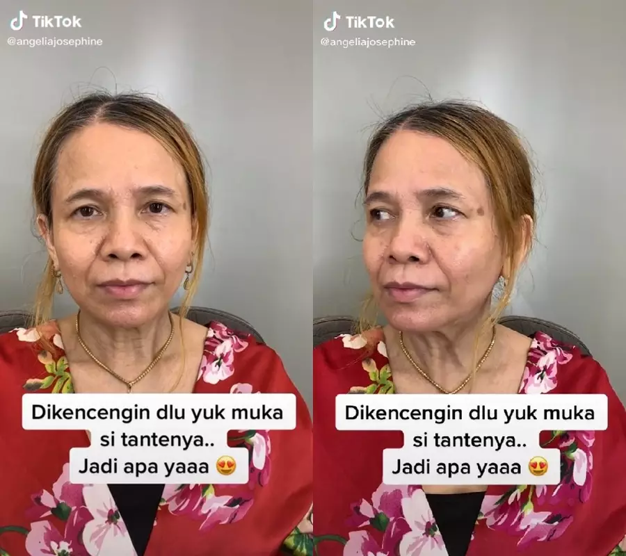 nenek dirias antikeriput manglingi © TikTok/@angeliajosephine