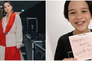 Disebut kembaran, 9 potret masa kecil Bunga Citra Lestari ini mirip Noah