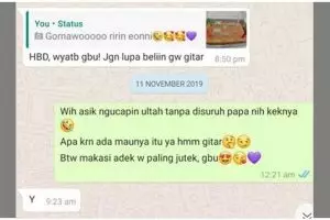11 Chat lucu minta kado ulang tahun, endingnya nggak kesampean sekaligus bikin ngenes