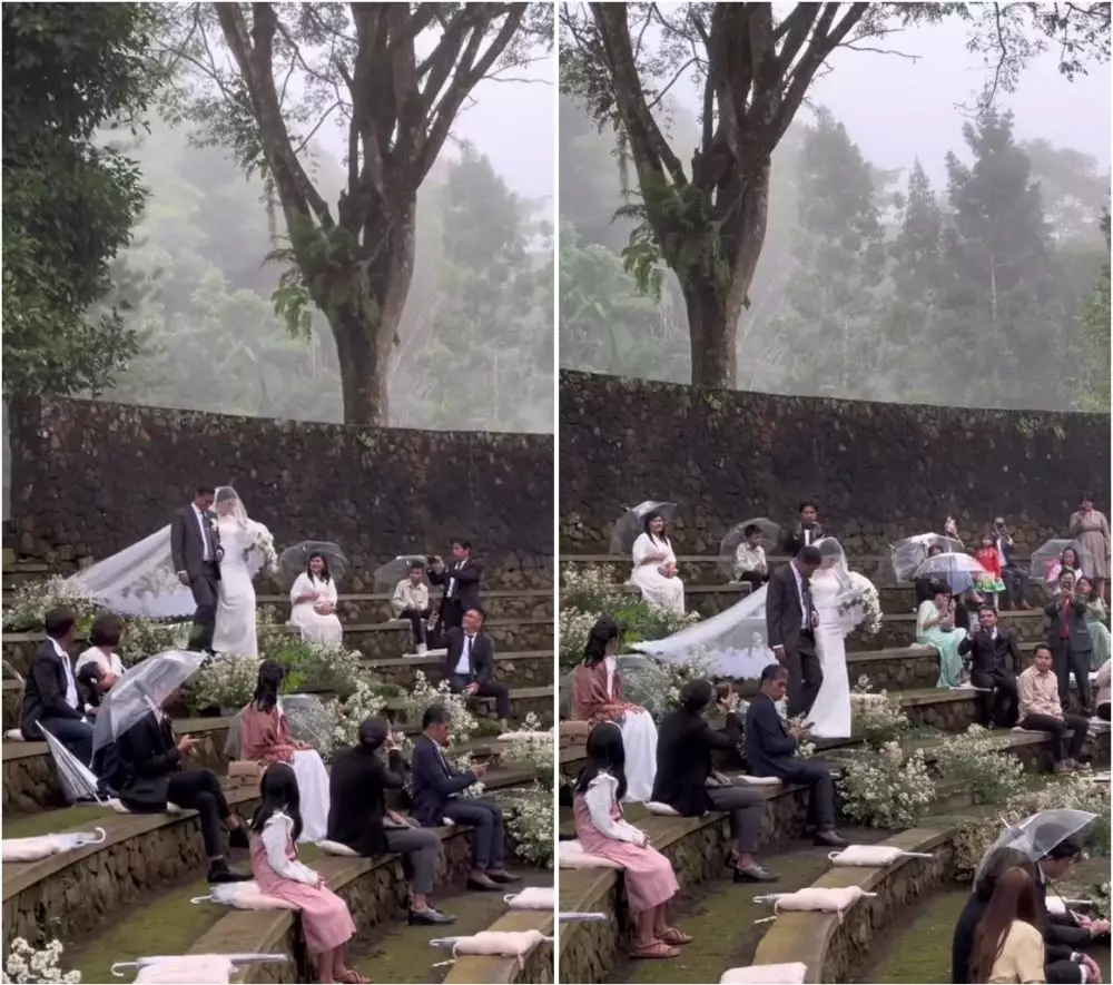 pemberkatan di bukit doa manado © TikTok