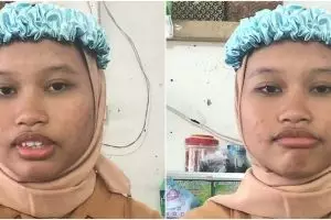 Tetap cantik meski tanpa lighting dan efek, hasil makeup ala barbie wanita ini banjir pujian