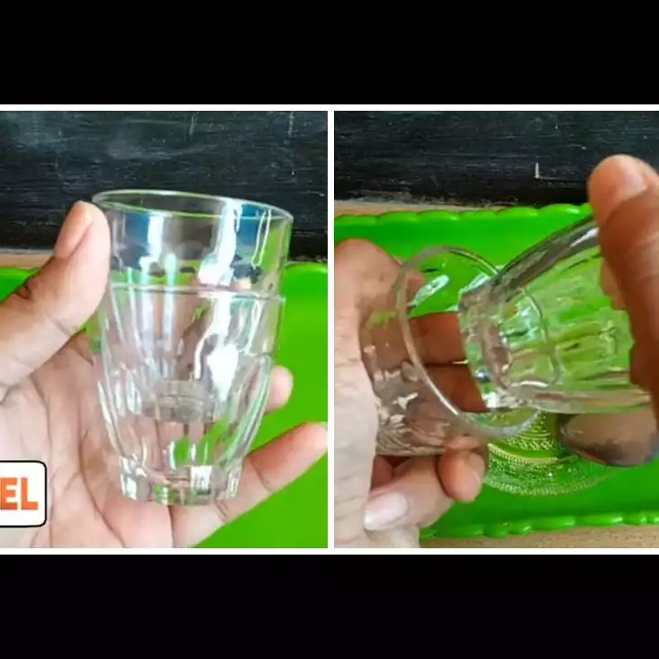 Tanpa direndam air, ini cara mudah melepaskan gelas yang saling menempel