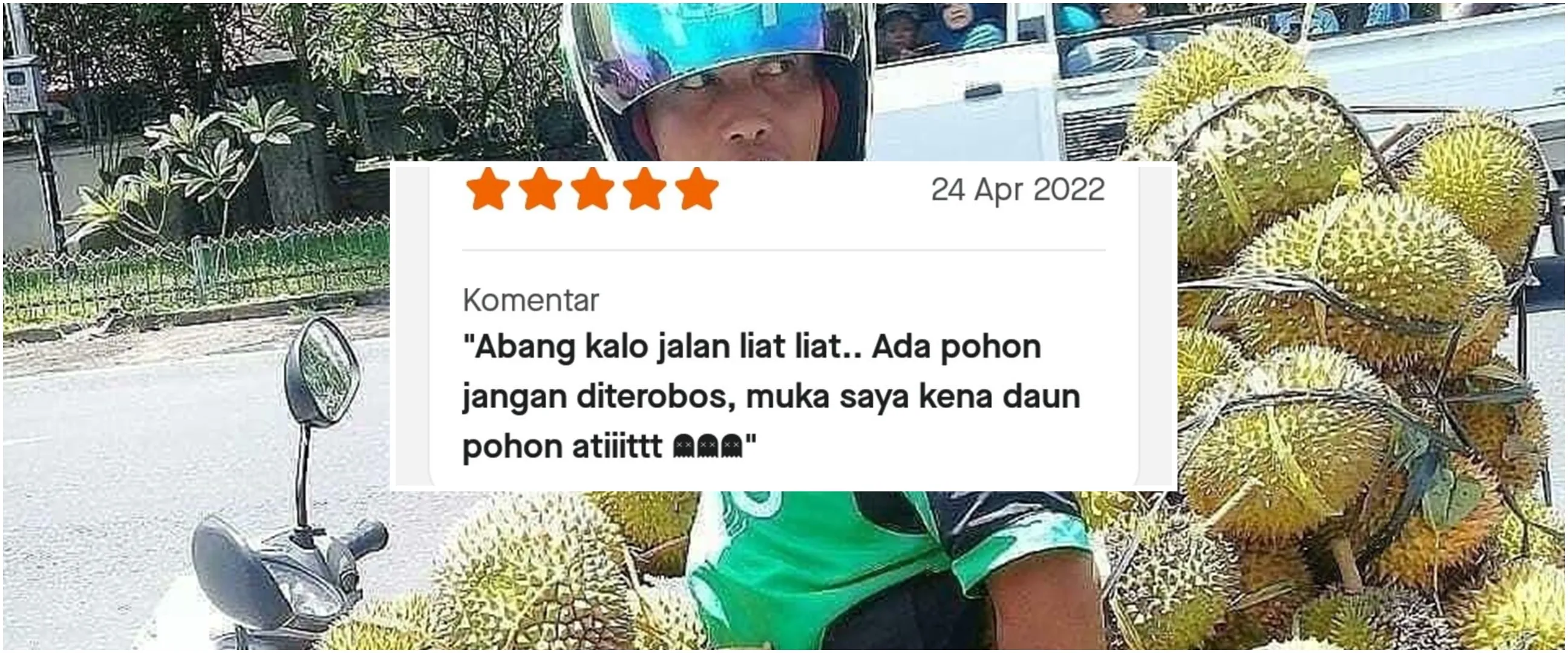 11 Tulisan kocak di fitur rating ojek online ini bikin pengin ketawa tapi nggak tega
