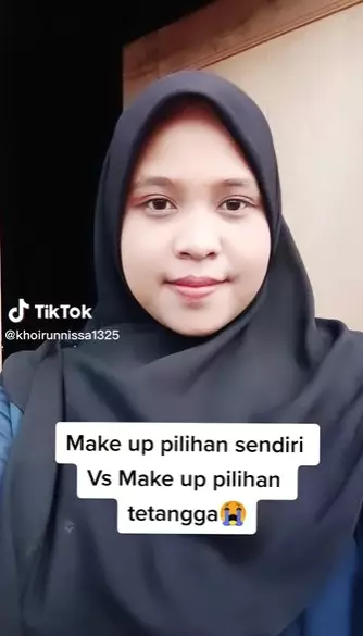 manten dirias MUA pilihan sendiri vs tetangga © 2022 TikTok manten dirias MUA pilihan sendiri vs tetangga © 2022 TikTok