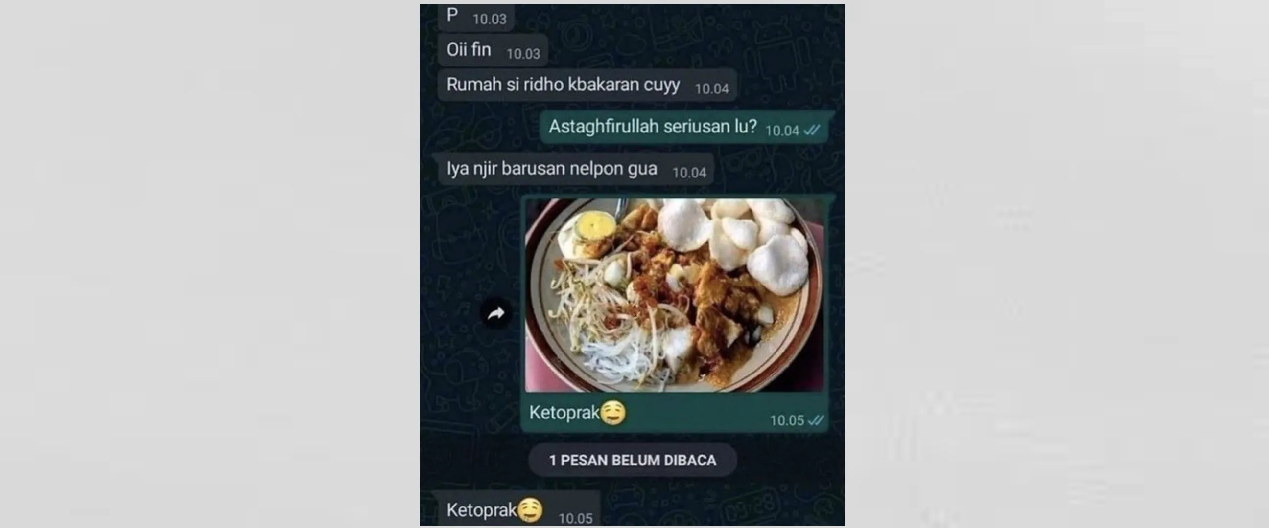 11 Chat orang nawarin makanan di situasi nggak tepat ini bikin yang baca salah fokus
