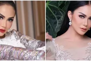 Biasa tampil bermakeup cetar, 13 potret Krisdayanti pakai vs tanpa riasan ini bukti cantiknya natural