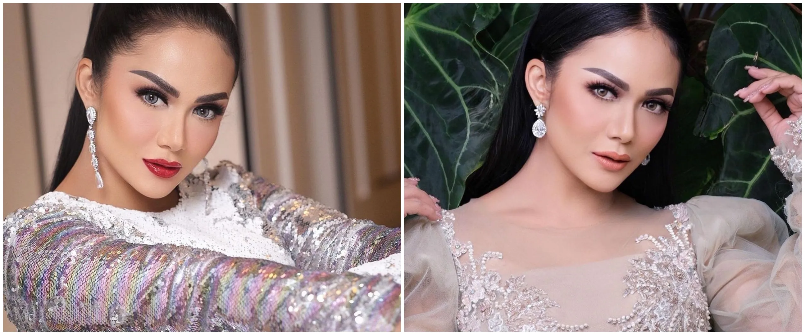 Biasa tampil bermakeup cetar, 13 potret Krisdayanti pakai vs tanpa riasan ini bukti cantiknya natural
