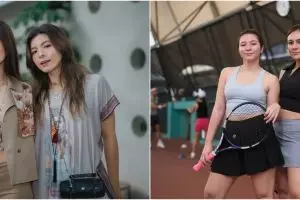 Menikah di usia 17 tahun, intip 11 momen Wulan Guritno dan Shaloom Razade yang bak bestie