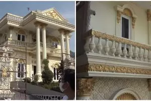 Rumah megah bak istana di desa ini ternyata milik peternak ikan, begini 9 potretnya