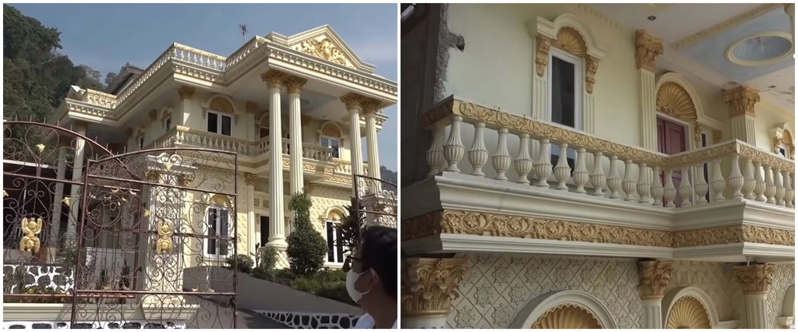 Rumah megah bak istana di desa ini ternyata milik peternak ikan, begini 9 potretnya