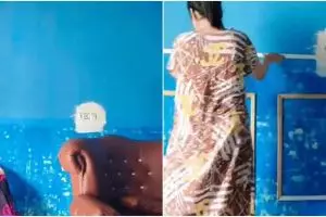 Makeover ruang tamu sederhana beratap seng, hasilnya tampak mewah seperti di rumah gedongan