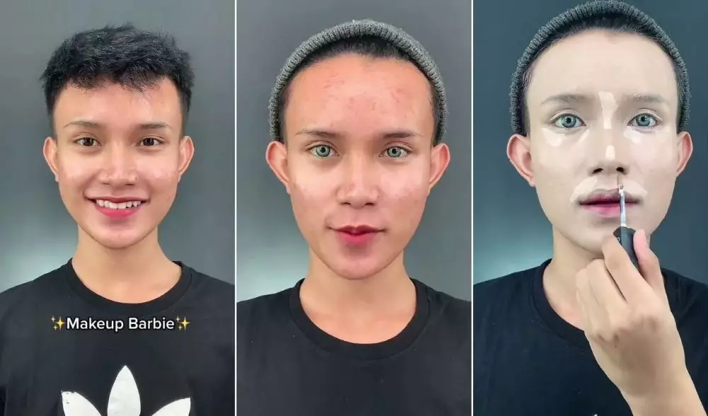 makeup mirip barbie © TikTok makeup mirip barbie © TikTok