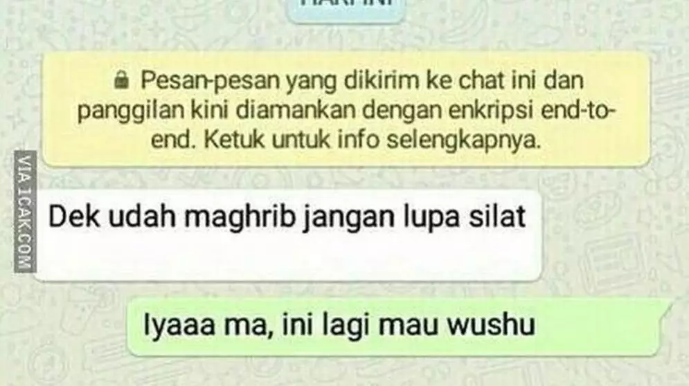 chat typo lucu orang tua ke anak © berbagai sumber