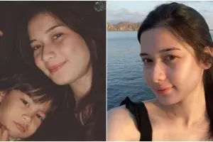 Buktikan jadi ibu tak bikin wajah menua, intip 11 potret Iris Wullur momong anaknya yang lucu