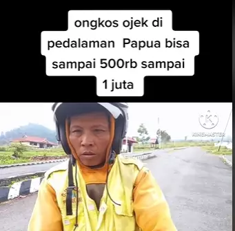 ongkos ojek di pedalaman Papua © 2023 brilio.net