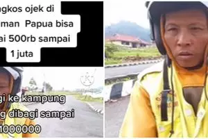 Bikin tercengang, ongkos ojek di pedalaman Papua sekali jalan 40 menit tembus Rp 500 ribu-Rp 1 juta
