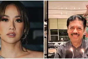 Momen Bunga Citra Lestari rayakan ulang tahun sang ayah, usia kakek Noah bikin salfok