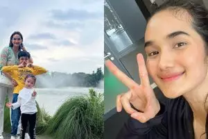 Sindir soal childfree, Faby Marcelia pamer gaya bak ABG setelah punya dua anak
