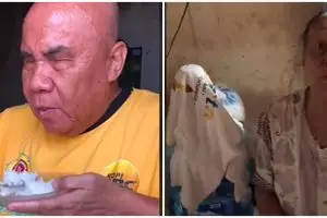 Nyesek abis, tukang pijat tunanetra rela makan nasi cuma pakai garam karena kekurangan biaya