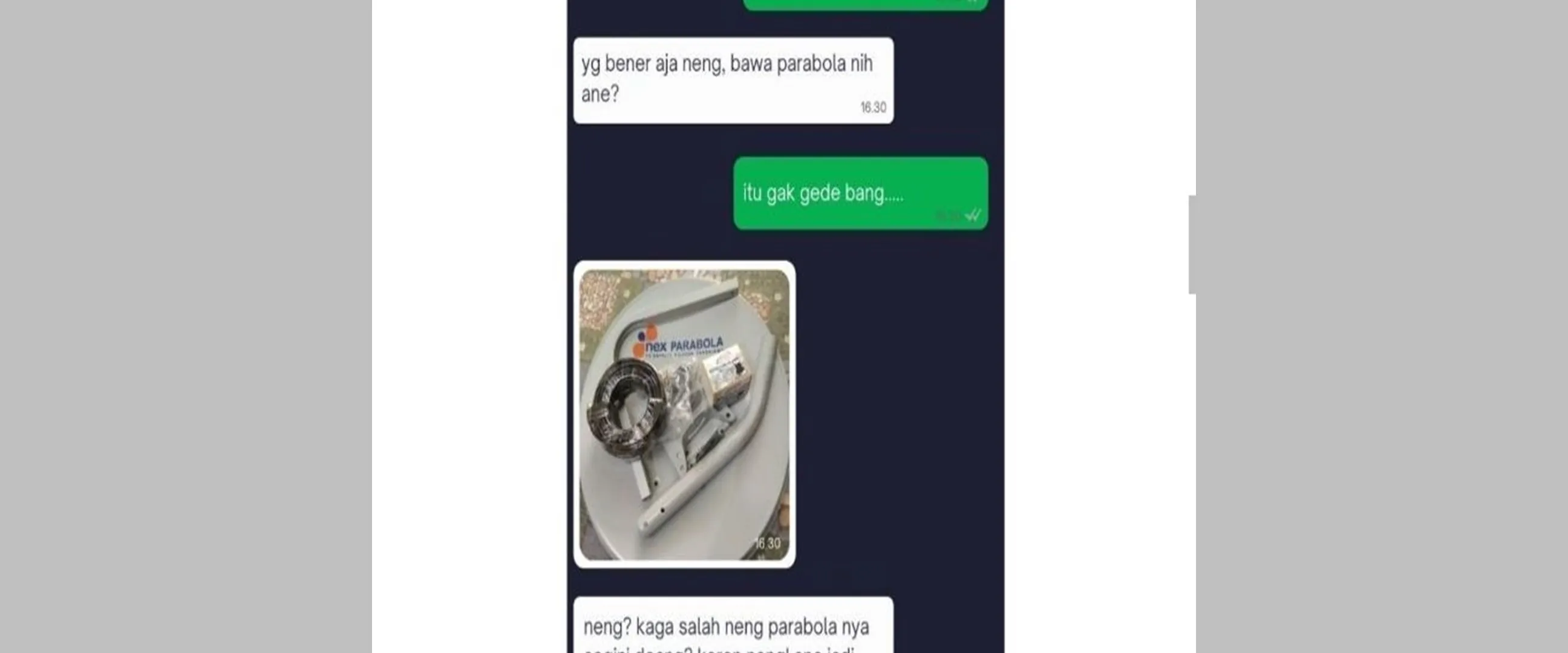 11 Chat lucu penumpang nitip barang ke driver ojek online ini absurd abis 