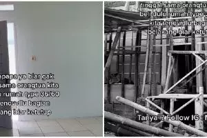 Rumah tipe 30 direnovasi jadi hunian 2 lantai bergaya modern elegan, 7 potret dalamnya bikin takjub