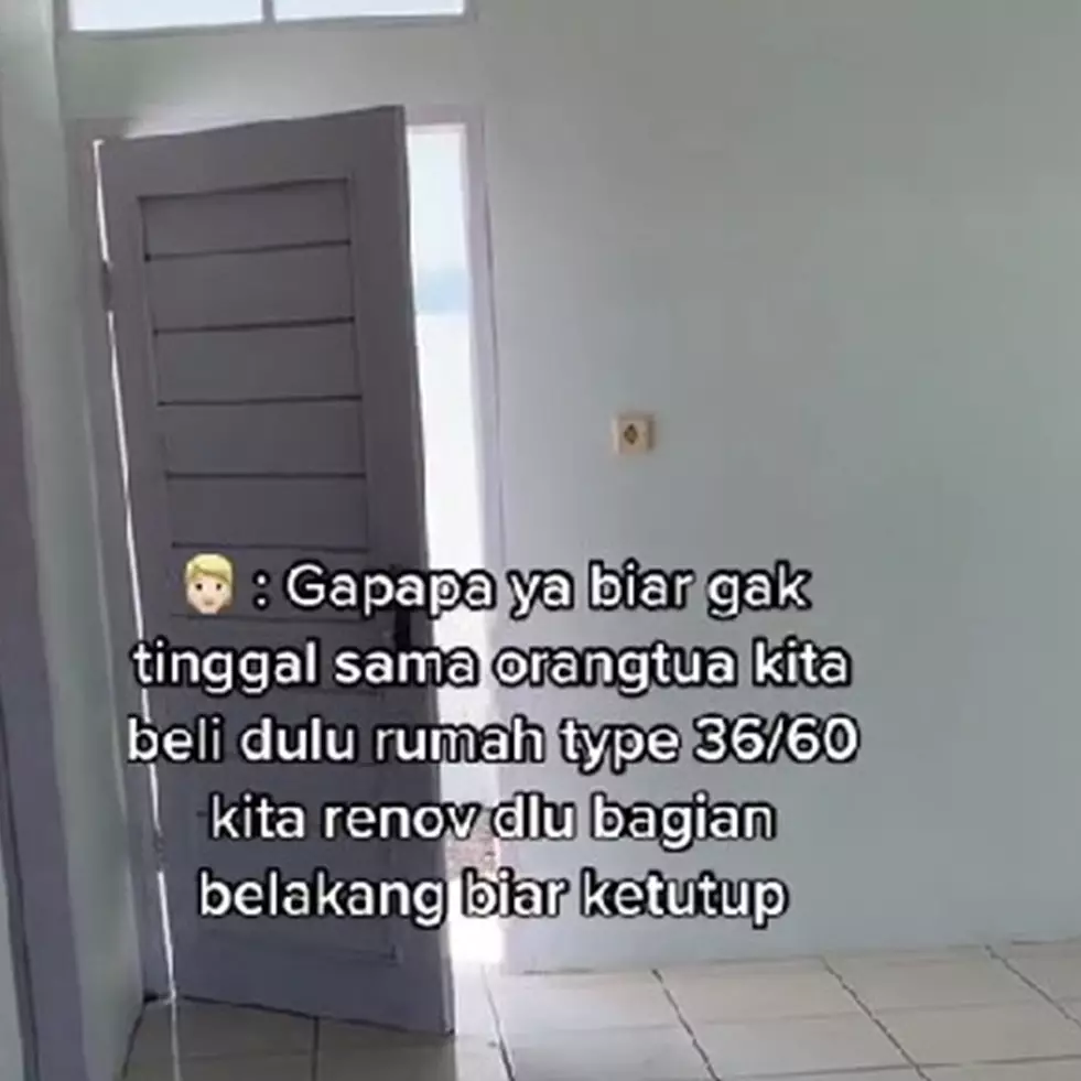 Rumah tipe 30 direnovasi jadi hunian 2 lantai bergaya modern elegan, 7 potret dalamnya bikin takjub