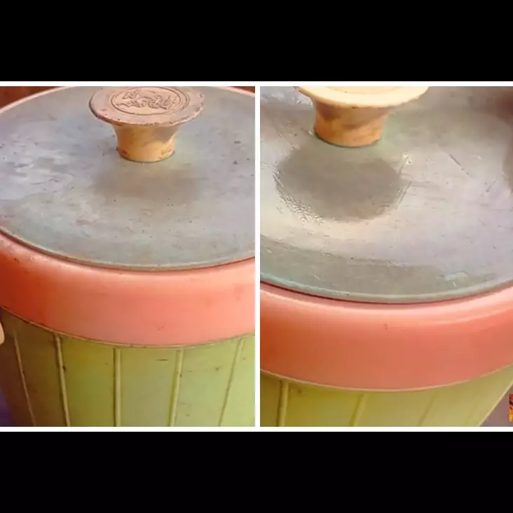 Cara sederhana bersihkan bagian luar termos nasi dari noda kerak, jadi kinclong lagi pakai 2 bahan