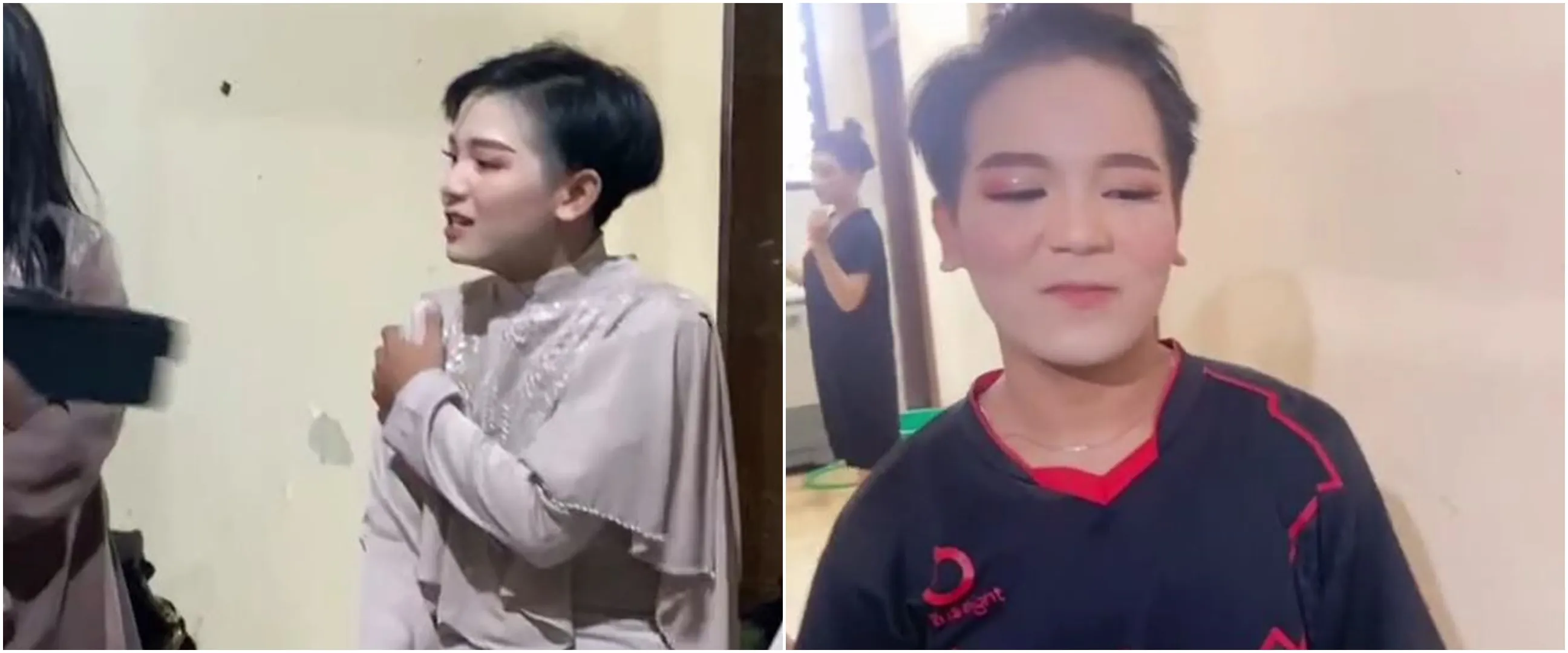 Potret cewek tomboi rambut cepak dirias MUA jadi pagar ayu cantik, perubahannya bikin pangling