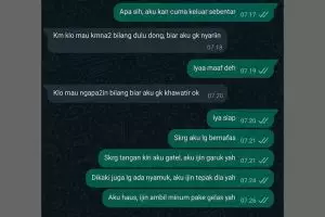 Bikin geregetan, 13 chat lucu dengan pacar ini endingnya nyebelin abis