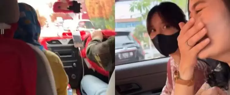 Driver online ini bawa istri saat jemput penumpang, aksinya bikin customer bangga