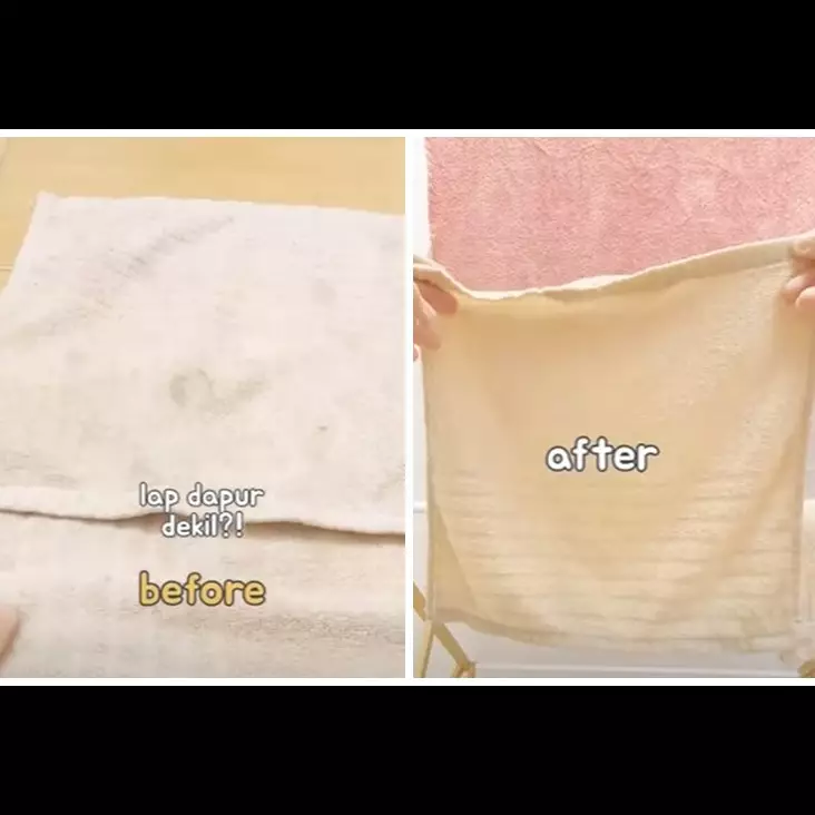 Cara mencuci lap dapur dekil agar gampang dikucek dan kinclong seperti baru lagi