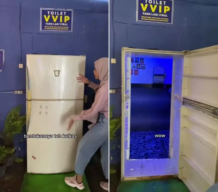 toilet vvip ada tv © TikTok toilet vvip ada tv © TikTok