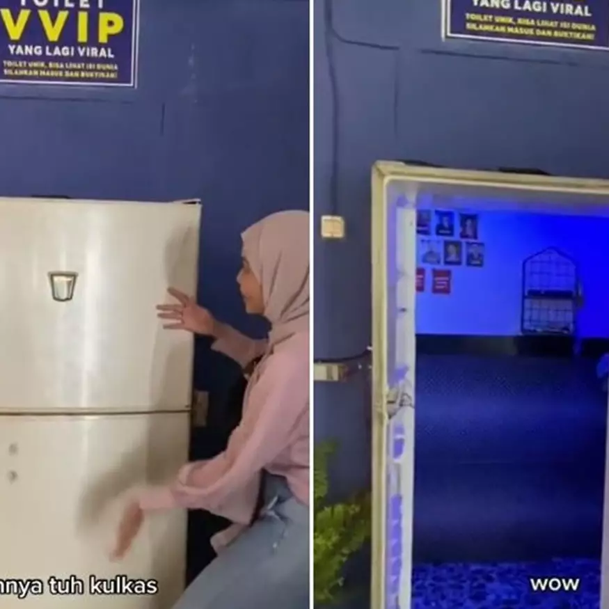 Viral penampakan toilet VVIP berkonsep antimainstream, ada TV di atas bak air