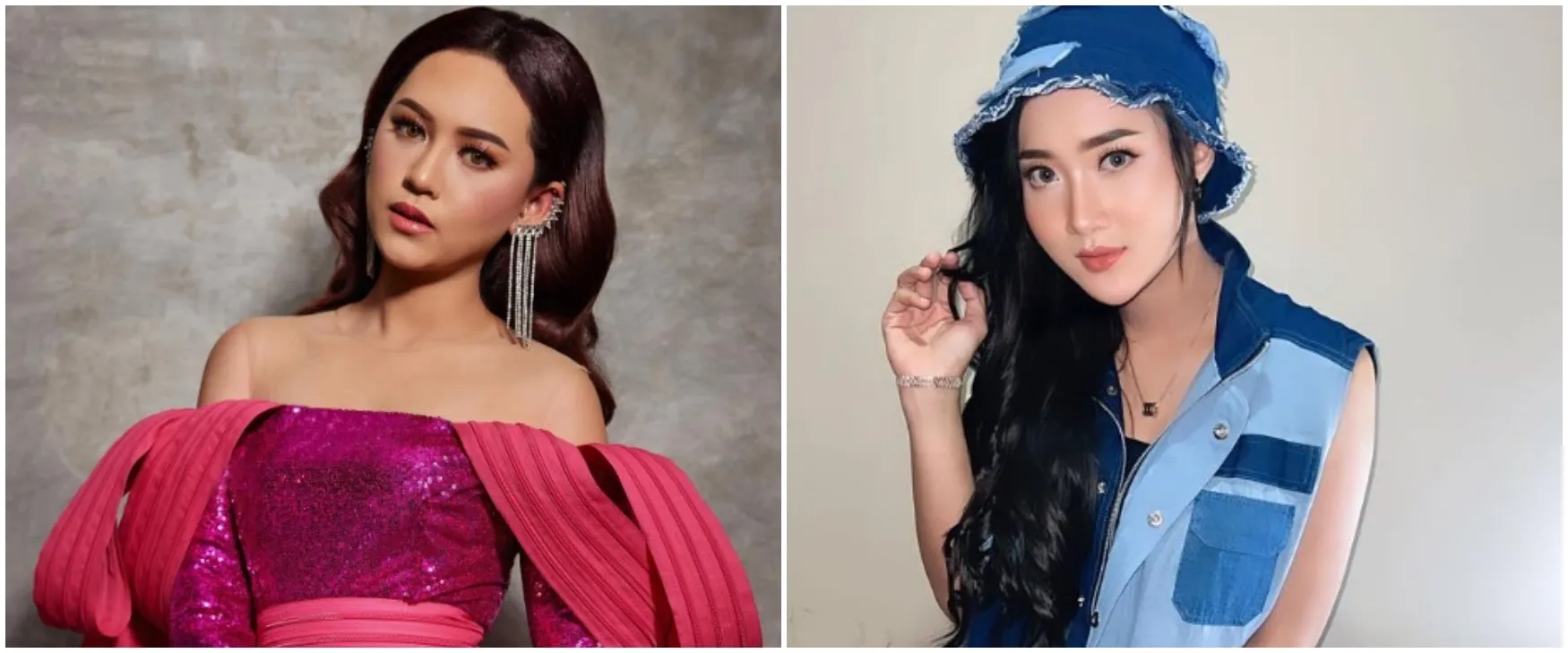 Biasa tampil cetar dengan riasan bold, ini beda penampilan 9 biduan koplo saat pakai dan tanpa makeup