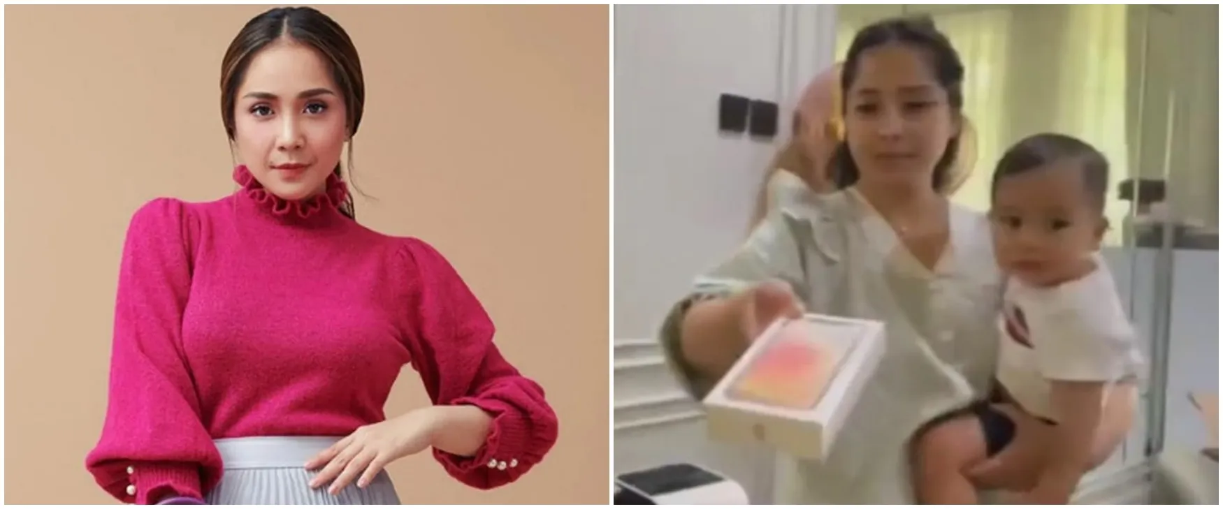 Nagita Slavina bagi-bagi iPhone sekardus untuk ART, intip 7 momennya yang bikin warganet iri