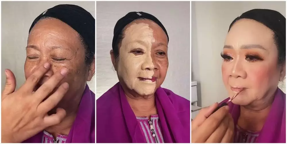 nenek di makeup barbie © TikTok