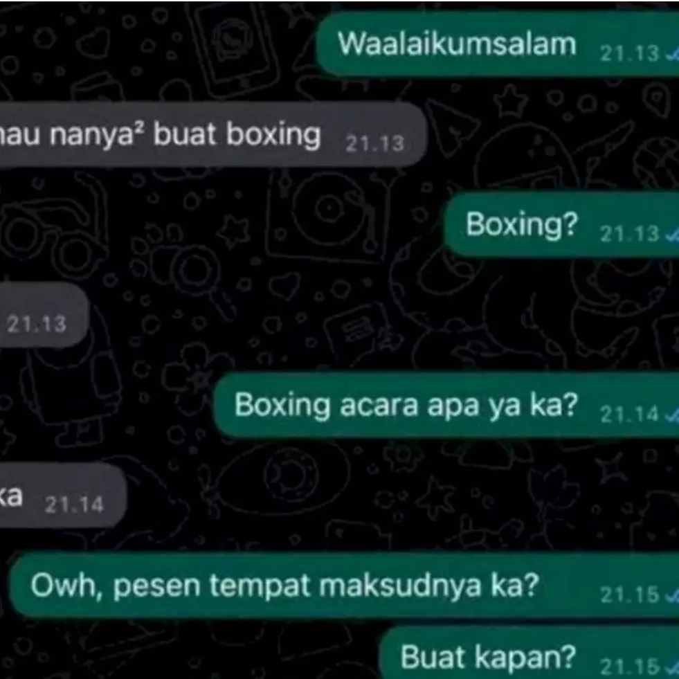 15 Chat lucu orang pakai bahasa Inggris ini bisa memicu salah paham